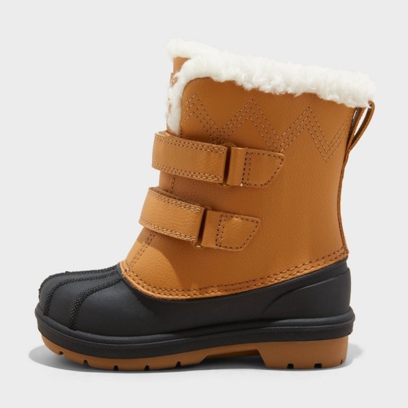 Toddler Denver Winter Boots - Cat & Jack Tan 9T - Picture 1 of 4